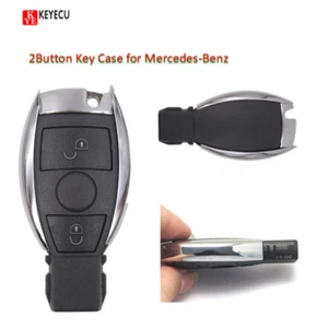 Waterproof 2 Button Replacement Shell Smart Remote Key Case for Mercedes-Benz - Picture 1 of 6