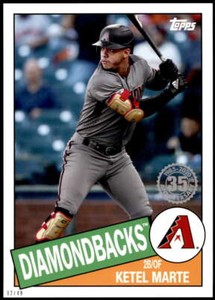 Ketel Marte 2020 Topps 1985 35th Anniversary Series 2 5x7 #85TB-2 2/49 Diamondba