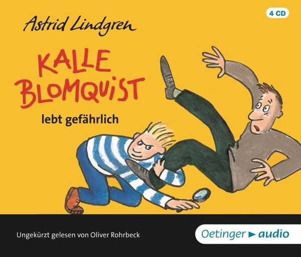 ASTRID LINDGREN - KALLE BLOMQUIST LEBT GEFÄHRLICH  4 CD NEW - Image 1 of 1