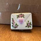 Hand Painted Rochard Limoges  Love Letter ~ For You ~ Envelope With Charms