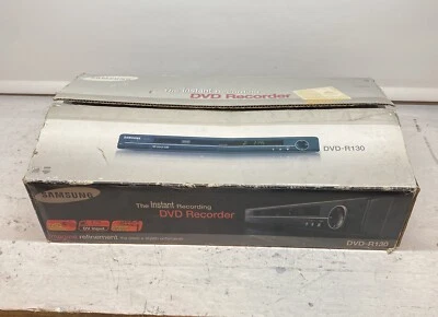 Samsung DVD-R130 DVD Recorder With Remote - Records on -R/-RW Works great!! - Image 1 of 4