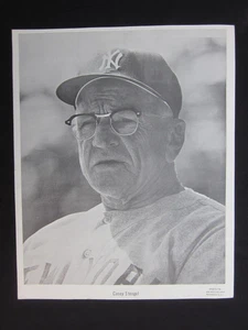 Casey Stengel Pix 8 by 10 Black and White Picture New York Yankees 1950-60 - Picture 1 of 10
