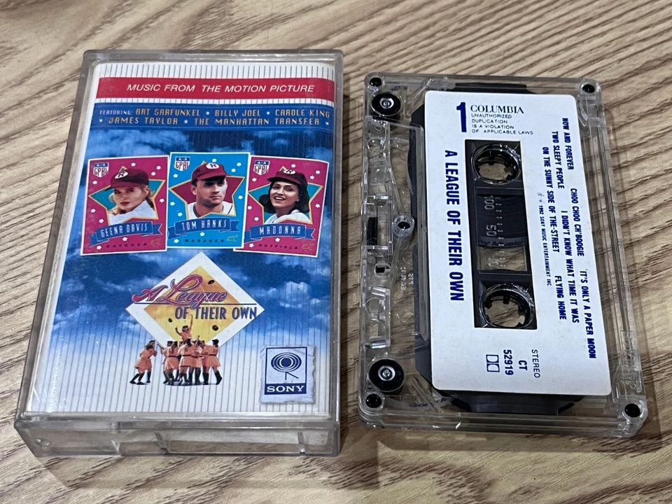 A League Of Their Own Original Soundtrack Movie Film 90s Cassette Tape (1992) - Image 1 of 4