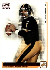 2003 Pacific CFL Red #42 Pete Gonzalez