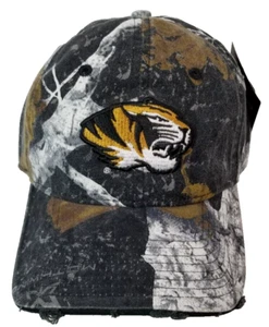 MU Tigers Tarnmütze BRANDNEU mit ETIKETT! Distressing on Bill größenverstellbar NCAA - Bild 1 von 12
