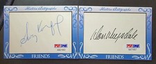 HISTORIC AUTOGRAPHS FRIENDS N FOES SANDY KOUFAX DRYSDALE DUAL CUT AUTO PSA/DNA