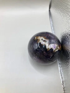 Sfera di cristallo ametista lucido viola intenso diametro 2 pollici - Foto 1 di 14