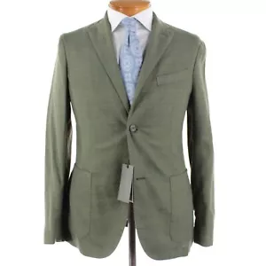 Boglioli NWT Sport Coat / K Jacket Size 48R (38R US) In Green Wool Blend - Picture 1 of 9