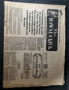 Pendleton Indiana The Town Crier News Paper stampa finale 1982 ottima forma vedi foto - Foto 1 di 6
