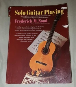 Guitarra solista Frederick M. Noad libro de música vintage 1973 - Imagen 1 de 4