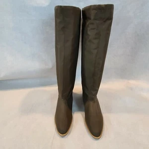 Vintage Unworn GOLO 8.5 N Brown Lined Winter Rain Tall Fold Over Boots Made USA - Picture 1 of 8