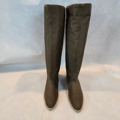 Botas altas plegables de lluvia de invierno forradas en marrón GOLO 8.5 N de colección sin usar hechas en EE. UU. Foto 1 de 4