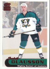 99-00 PACIFIC PARAMOUNT COPPER #5 FREDRIK OLAUSSON MIGHTY DUCKS *14221
