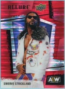 SWERVE STRICKLAND 2022 Upper Deck AEW Allure #51 - RED RAINBOW - Picture 1 of 2