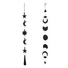 Moon Phase Wall Ornaments Bohemian Pendant for Home Nursery Decoration