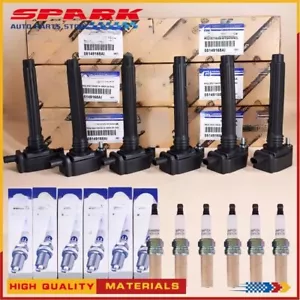 6x Ignition Coils & Mopar Spark Plugs For Chrysler Dodge Jeep Ram 3.6L OEM UF648 - Picture 1 of 13