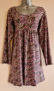 đ JOJO MAMAN BEBE â Elegant Paisley Maternity Dress Size M, Fits 14, 16, 18 đ - Picture 1 of 2