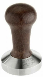 Motta 8170/M Professional Flat Base Coffee Tamper 57mm,  Brown Handle NEW - Picture 1 of 1