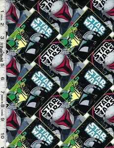 Star Wars Mandalorian Poster Collage by Camelot Fabrics bty - Picture 1 of 1