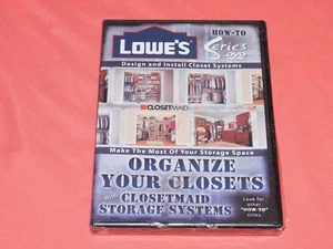 Lowes How-To Series on DVD: Organize Your Closets DVD New Sealed Free Shipping - Picture 1 of 2
