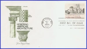 USA3 #1841 U/A ARTMASTER FDC American Architecture Lindhurst - Picture 1 of 1