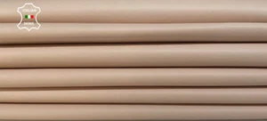 NUDE PINK BEIGE Italian Metis Lambskin Leather hides 3 skins 20sqf 0.8mm #B3063 - Picture 1 of 7