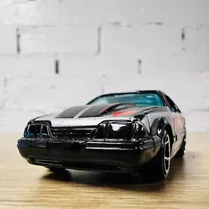 92 Ford Mustang HW Racing Mystery Models Cars 2012 7/24 Black Silver - Picture 1 of 15