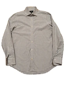 Jack Spade Button Down Shirt Sz 15.5 White Check New York Mens  - Picture 1 of 8