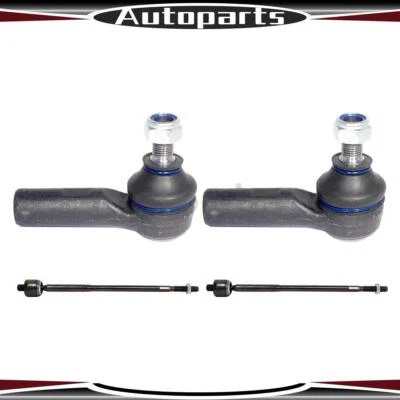 4pcs Inner Outer Tie Rod End Fits 2000 2001 2002 2003 2004 Toyota MR2 Spyder - Image 1 of 3