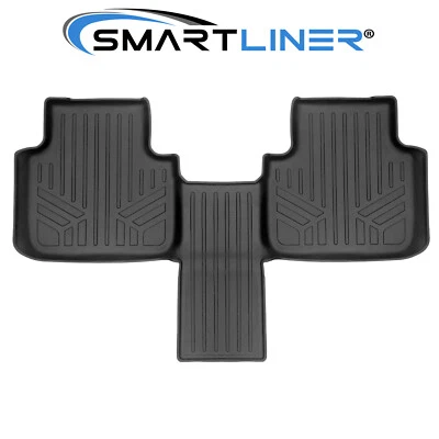 SMARTLINER Custom Fit Floor Mat 2nd Row Liner OEM TPE 2018-2025 Volkswagen Atlas Foto 1 de 4