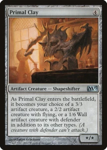 4x Primal Clay M13 #210 Magic The Gathering inglés casi nuevo/sin jugar tarjeta UC poco común - Imagen 1 de 1