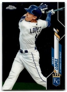 2020 Topps Chrome Nicky Lopez A Baseball Cards #92