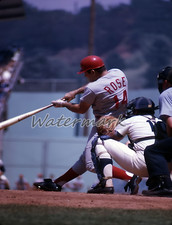 MLB Pete Rose Charlie Hustle Cincinnati Reds at the Plate 8 X 10 Photo Picture