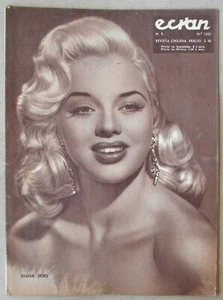 1956 DIANA DORS Cover DEBBIE REYNOLDS Backcover ECRAN Magazin CHILE Walt Disney - Bild 1 von 4