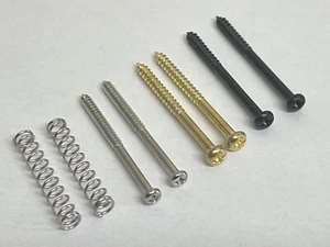 P90 SOAPBAR Pickup Screws & Springs for electric guitar, buy in 2 or 4 quantity - Picture 1 of 11