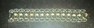 Emmons Vintage Bracelet & Faux Pearl Rhinestone.            - Image 1 of 2