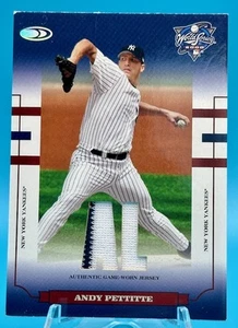 2004 Donruss World Series #WS-21 Andy Pettitte Material Fabric /100 - Picture 1 of 2