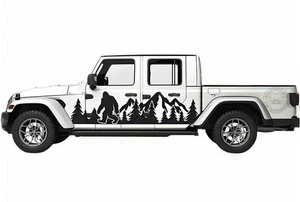 Calcomanías gráficas de montaña bosque primitivo para puerta lateral Jeep Gladiator - Imagen 1 de 4