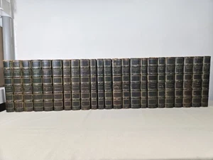 The Works of Rudyard Kipling 23 Vols SIGNED 1914 Leather Binding W/ Watermark - Bild 1 von 24