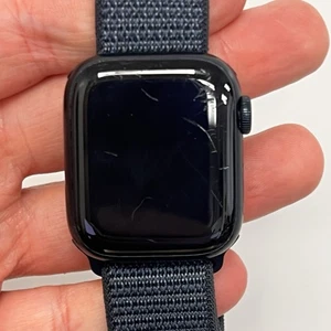 Apple Watch Series 9 41mm  GPS - Midnight with Black Sport Loop 🔋87% - Picture 1 of 8