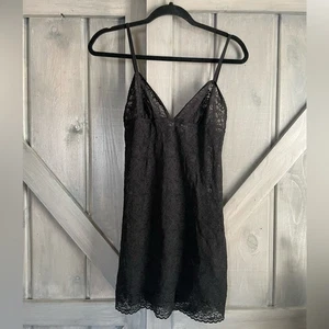 Lencería Victoria's Secret vintage años 90 encaje negro talla grande - Imagen 1 de 7