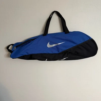 Bolsa de transporte de bate de béisbol Nike azul y negro con cremallera Foto 1 de 2