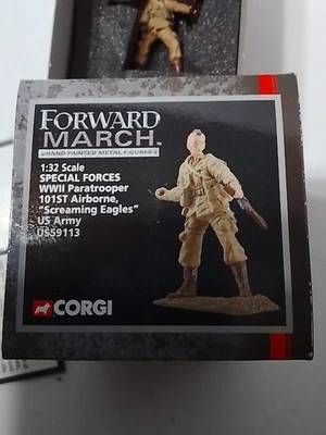 CORGI FORW'D MARCH SPECIAL FORCES 101st AIRBORNE SCREAMING EAGLE-US ARMY US59113 - Image 1 of 4