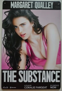 THE SUBSTANCE Tin Sign 8x12 Movie Poster Art Horror Demi Moore Margaret Qualley - Picture 1 of 2