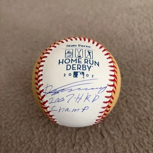 Vladimir Guerrero 2007 HRD Champ Autographed 2007 Home Run Derby Baseball JSA - Picture 1 of 2