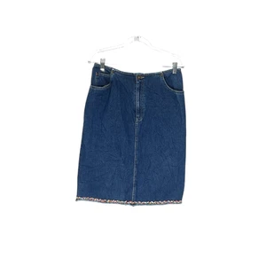 Liz Claiborne Blue Denim Skirt - Picture 1 of 4
