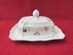 Villeroy & Boch Petite Fleur Butterdose mit Deckel, 7 3/4" - Bild 1 von 12