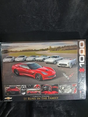 Corvette  Vintage  1000 Pc. Puzzle - Image 1 of 3