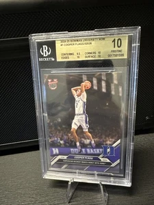 COOPER FLAGG BGS 10 PRISTINE 2024 BOWMAN UNIVERSITY U NOW #1 RECRUIT Beckett - Picture 1 of 2