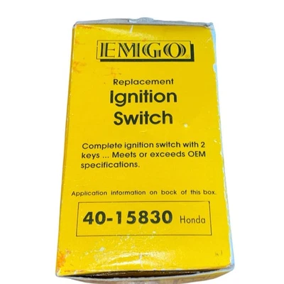 NOS Honda Ignition Switch + Keys GL 1000 1100 GL1000 GL1100 Goldwing Gold Wing - Imagem 1 de 4